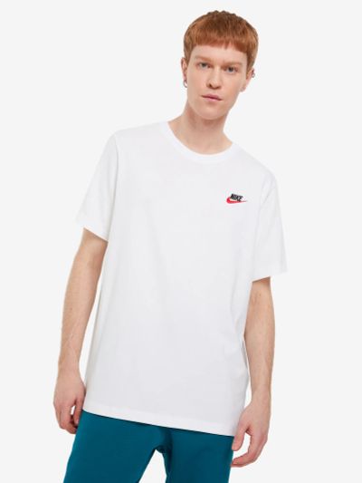 Лот: 22442003. Фото: 1. Футболка мужская Nike, Белый. Другое (спортивная одежда)