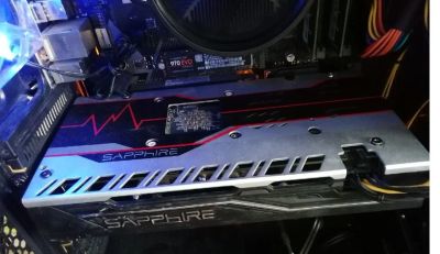 Лот: 17823251. Фото: 1. Sapphire Pulse Radeon Rx 580 8bg... Видеокарты
