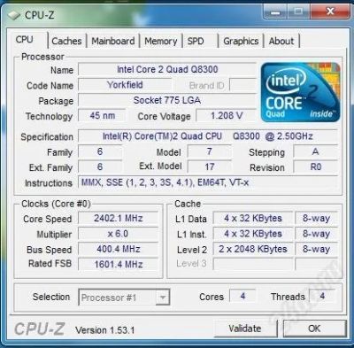 Лот: 1169279. Фото: 1. Intel Core 2 Quad Q8300 2.5 ГГц... Процессоры