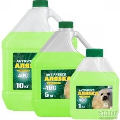 Лот: 9078141. Фото: 1. Антифриз Аляска -40 G11 зеленый... Масла, жидкости