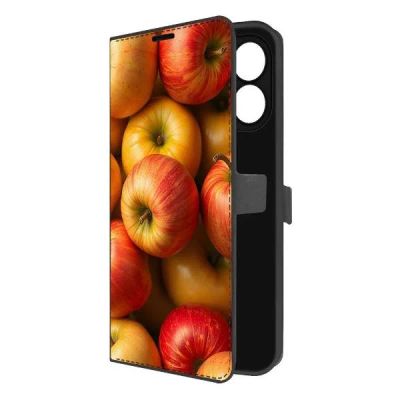 Лот: 25542519. Фото: 1. Чехол Krutoff Eco Book "Яблоки... Чехлы, бамперы