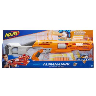 Лот: 15241893. Фото: 1. Бластер NERF Accustrike AlphaHawk... Военная тема