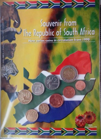 Лот: 7566200. Фото: 1. Набор монет_ЮАР_ранд. Африка