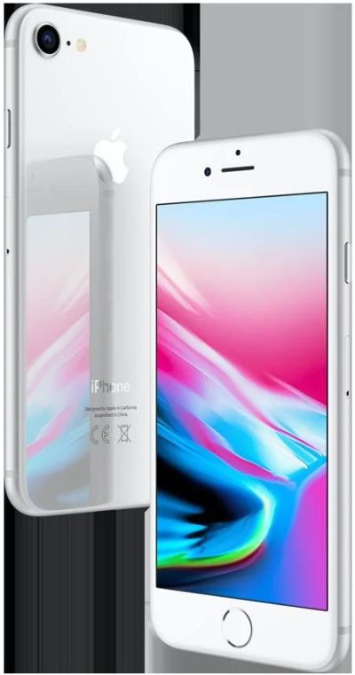 Лот: 10716678. Фото: 1. IPhone 8 64 white обмен на X c... Смартфоны