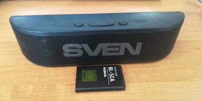 Лот: 16353750. Фото: 1. Портативная колонка SVEN PS-70BL. Портативные, беспроводные колонки