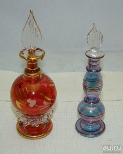 Лот: 16540190. Фото: 1. Флаконы для духов винтажные 2... Другое (антиквариат)
