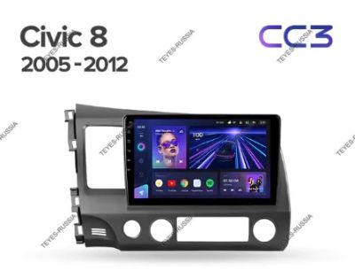 Лот: 20758427. Фото: 1. Магнитола Teyes CC3 Honda Civic... Автомагнитолы
