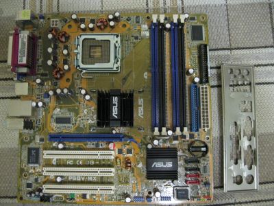 Лот: 12519169. Фото: 1. Материнская плата ASUS P5GV-MX. Материнские платы