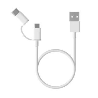 Лот: 18453541. Фото: 1. Кабель 2 в 1 USB Type-C / MicroUSB... Дата-кабели, переходники