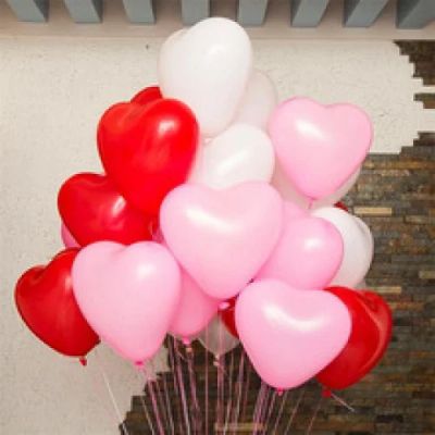 Лот: 8951543. Фото: 1. Воздушные сердечки 16"/38 см гелий... Воздушные шары