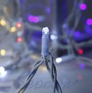 Лот: 12837792. Фото: 1. Светодиодная гирлянда Нептун LI-30-2C-WC-S-CW... Гирлянды, шарики, новогодние аксессуары