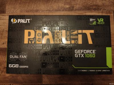 Лот: 15183809. Фото: 1. Видеокарта Palit GeForce GTX 1060... Видеокарты
