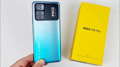 Лот: 18369791. Фото: 1. Xiaomi POCO M4 Pro 5G 6\128 Синий. Смартфоны