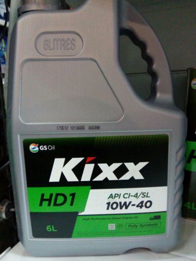 Лот: 10237371. Фото: 1. Kixx HD1 CI-4 10W-40 (D1) 6л. Масла, жидкости