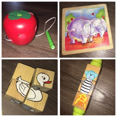 Лот: 15301411. Фото: 1. Развивающие деревянные игрушки... Развивающие