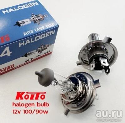 Лот: 9035008. Фото: 1. Галогенная лампа Koito H4 12V... Оптика и освещение