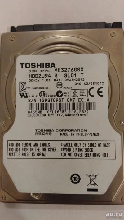 Лот: 18206737. Фото: 1. Жесткий диск 320GB. Жёсткие диски (HDD)