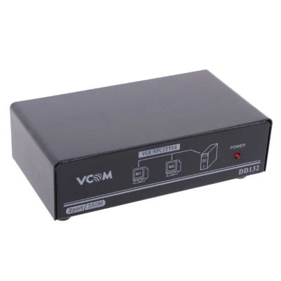 Лот: 17945945. Фото: 1. VGA разветвитель VCOM vds 8015... Шнуры, кабели, разъёмы