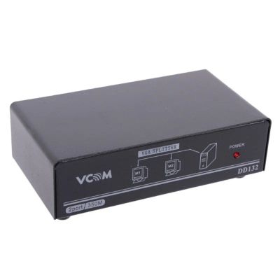 Лот: 21516503. Фото: 1. VGA разветвитель VCOM vds 8015... Шнуры, кабели, разъёмы