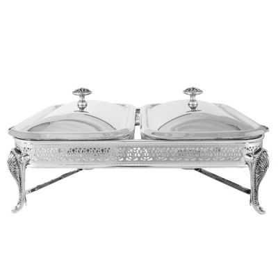 Лот: 24942283. Фото: 1. Блюдо с подогревом Regent Silverware... Предметы сервировки