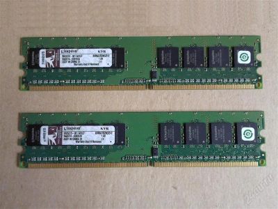 Лот: 2173077. Фото: 1. Оперативная память Kingston 2x512mb... Оперативная память