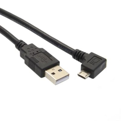 Лот: 10057141. Фото: 1. Кабель угловой micro USB - USB... Дата-кабели, переходники