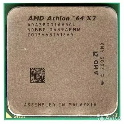 Лот: 11604371. Фото: 1. Процессор AMD Athlon-64 X2 3800... Процессоры