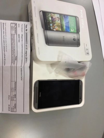 Лот: 4056607. Фото: 1. HTC One M8 РСТ. Документы, чек... Смартфоны