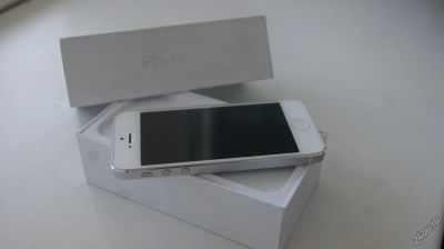 Лот: 4855928. Фото: 1. Apple Iphone 5 16GB White Новый... Смартфоны