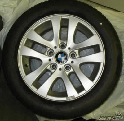 Лот: 3179520. Фото: 1. Диски BMW R16 оригинал с липучкой... Шины на дисках
