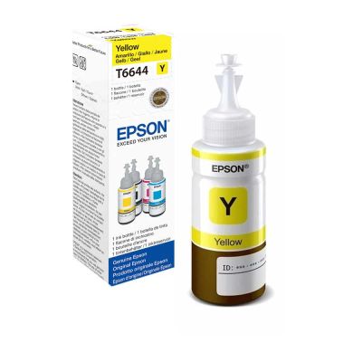 Лот: 18414958. Фото: 1. Контейнер EPSON T6644 с желтыми... Картриджи, расходные материалы
