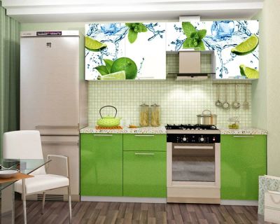 Лот: 9078885. Фото: 1. Кухня "Цитрусовая свежесть". Кухонные гарнитуры
