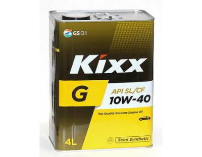 Лот: 14493328. Фото: 1. Kixx G SL/CF 10W-40 4L (масло... Масла, жидкости