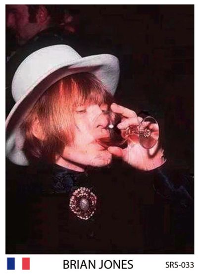 Лот: 10615267. Фото: 1. Rolling Stones Brian Jones коллекционная... Наклейки, фантики, вкладыши