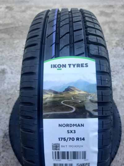 Лот: 21337083. Фото: 1. 175/70 R14 84T Nokian Tyres Nordman... Шины