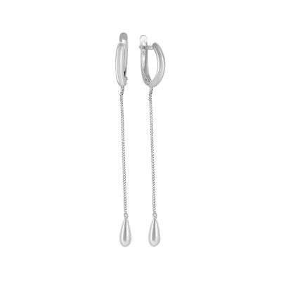 Лот: 23839583. Фото: 1. Серьги TALANT из серебра. Серьги, каффы