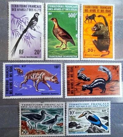 Лот: 12952944. Фото: 1. Марки Фауна. Сомали. Французская... Марки