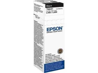 Лот: 4527256. Фото: 1. Чернила epson l100 black ink bottle... Картриджи, расходные материалы