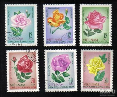 Лот: 9340107. Фото: 1. Марки 1967 год. Вьетнам. Флора... Марки