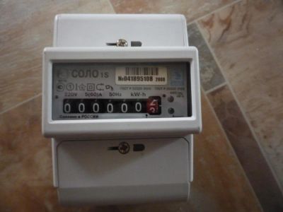 Лот: 4880999. Фото: 1. Счетчик СОЛО 1Ф б у. Счётчики электроэнергии