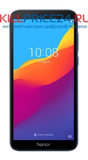 Лот: 16419062. Фото: 1. Honor 7S 1/16Gb, синий. Смартфоны