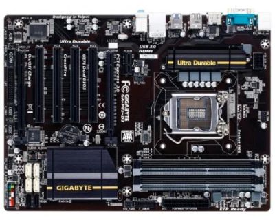 Лот: 6906780. Фото: 1. Материнская плата S1150 B85 Gigabyte... Материнские платы