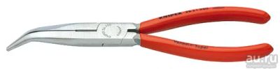 Лот: 8594684. Фото: 1. Длинногубцы изогнутые 200 мм Knipex... Ручной инструмент