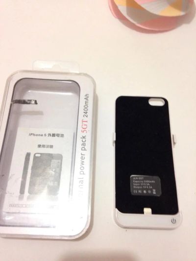 Лот: 5258789. Фото: 1. Чехол-аккумулятор доя iPhone 5... Чехлы, бамперы