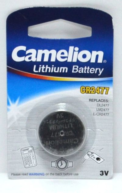 Лот: 7636142. Фото: 1. Батарейки Camelion CR2477 DL2477... Батарейки, аккумуляторы, элементы питания