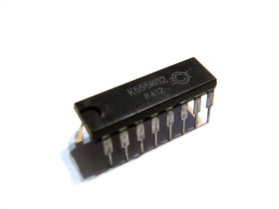 Лот: 21087899. Фото: 1. К555КП2, микросхема, аналог SN74LS155... Микросхемы