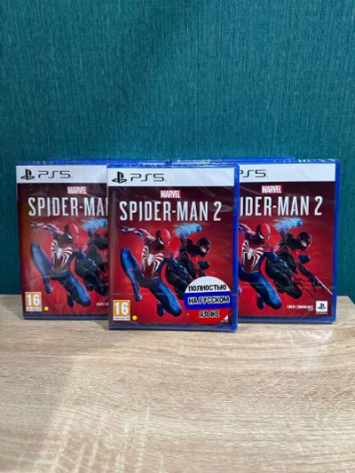 Лот: 21074268. Фото: 1. Диск Spider man 2 ps5. Человек... Игры для консолей