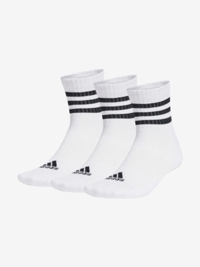 Лот: 25555589. Фото: 1. Носки adidas, 3 пары, Белый. Другое (спортивная одежда)