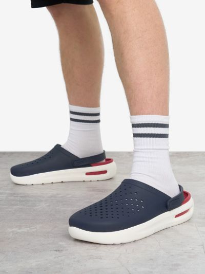 Лот: 25367847. Фото: 1. Сабо мужские Crocs InMotion, Синий. Шлепанцы, сланцы