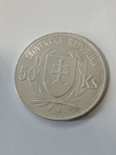 Лот: 22156374. Фото: 1. 50 крон 1944 г. Словакия. Й. Тисо... Европа